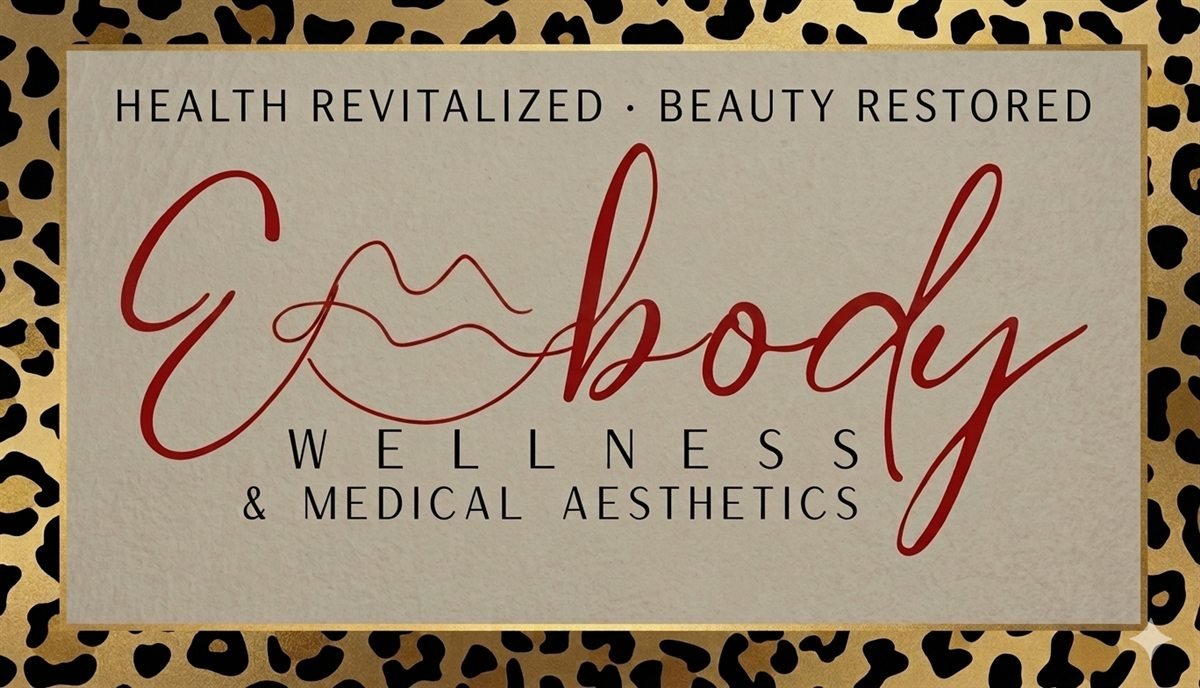 The sign that greets you at Embody Wellness